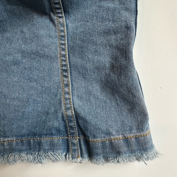 MARC JACOBS VINTAGE Y2K Sz 2 Denim Bustier Corset Top Cotton Lace Up Back RARE - Picture 4 of 9